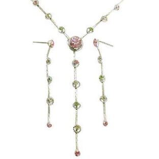 Swarovski Crystal Long Drop Jewelry Set