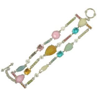 Swarovski Crystal Tennis Gemstone Bracelet
