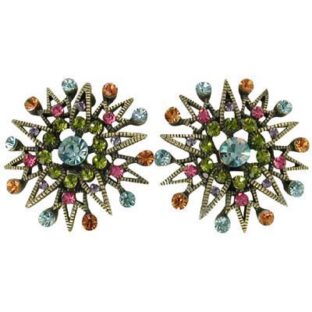 Swarovski Crystal Star Snow Flake  Earrings
