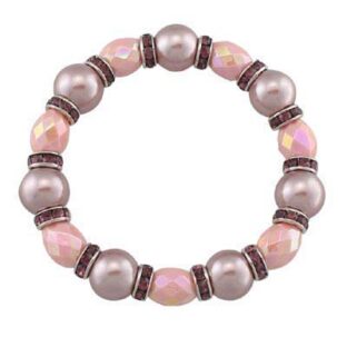 Swarovski Crystal Pearl Beads Bracelet Bangle