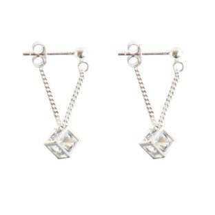 Cubic Sterling Silver Earring Drops