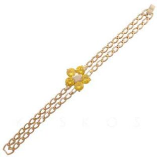 Swarovski Crystal Flower Bracelet Bangle