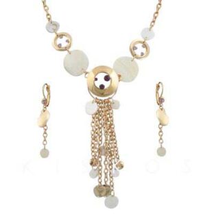 Swarovski Cystal Shell Pendant Jewelry Set