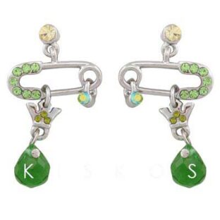 Swarovski Crystal Pin Stud Earrings