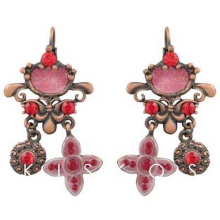 Swarovski Crystal Floral Chandelier Earrings