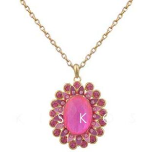 Swarovski Crystal Pink Pendant NECKLACE