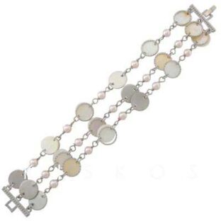 Sea Shell Beads Imitated Pearl Bracelet