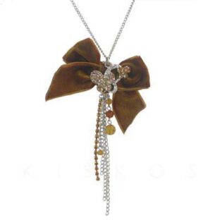 Swarovski Crystal Butterfly Pendant NECKLACE