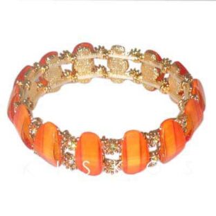 Swarovski Crystal Cat Eye Orange Bracelet