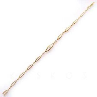 Swarovski Crystal Golden Chain Eye BRACELET