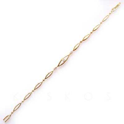 Swarovski Crystal Golden Chain Eye BRACELET