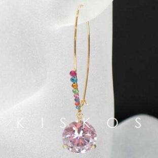 Swarovski Crystal Hoop Pendant Earrings