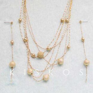 Swarovski Crystal Bead Ball Pendant Jewelry Set