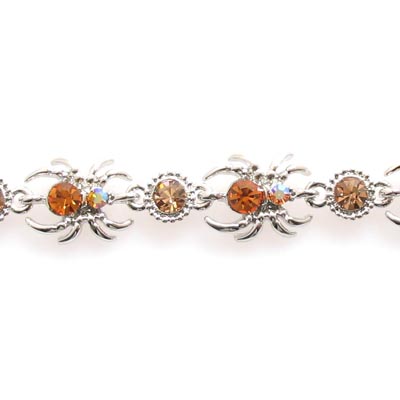 Swarovski Crystal Insects Spider Bracelet