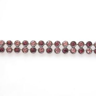 Swarovski Crystal Flower Twin Dot Bracelet