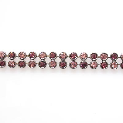 Swarovski Crystal Flower Twin Dot Bracelet