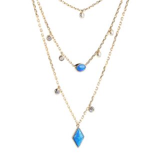 Three Wishes Triple Layered Necklace