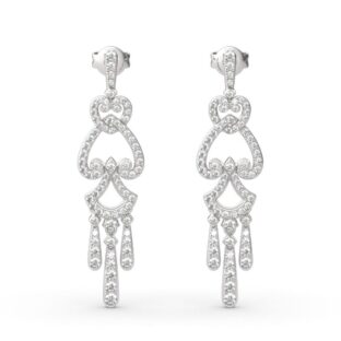 Chandelier Sterling Silver Drop Earrings