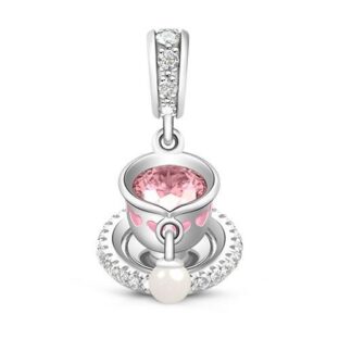 Exquisite Tea Cup Pendant Sterling Silver